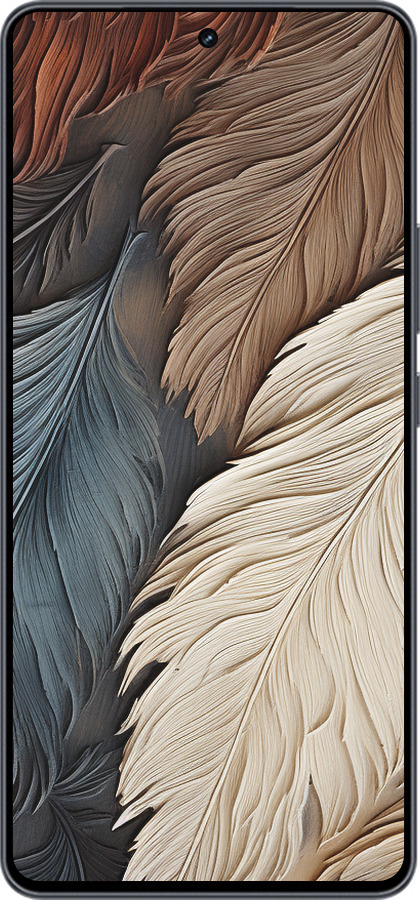 Силіконовий чехол Листя в стилі бохо для Vivo iQOO Neo9 - 5643u-3631 изображение 