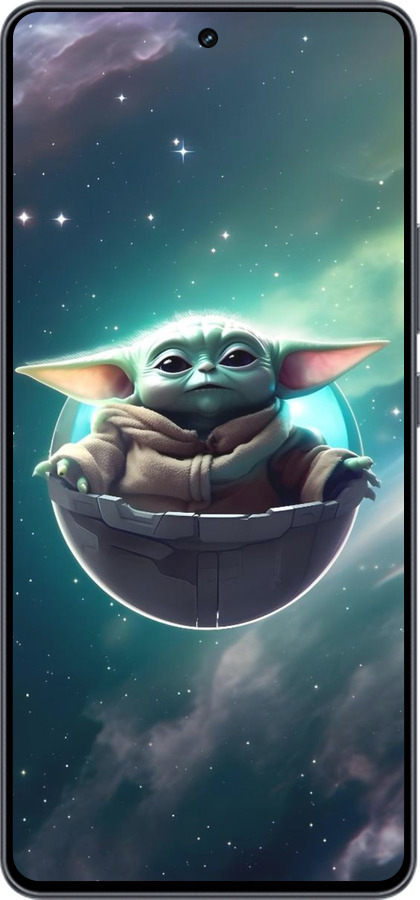 Силиконовый чехол Малышь йода для Vivo iQOO Neo9 - 6294u-3631 изображение 