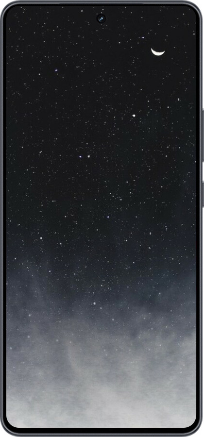 Силиконовый чехол Сині хмари, Синій місяць для Vivo iQOO Neo9 - 6396u-3631 изображение 