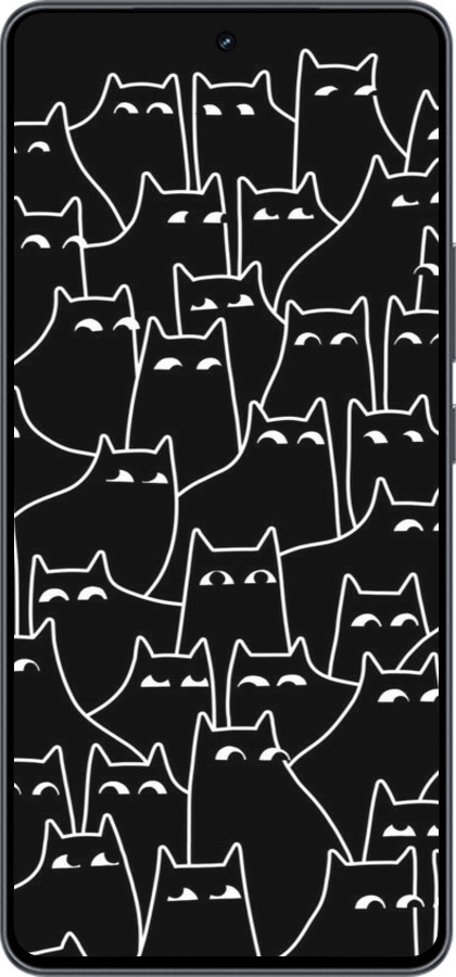 Силиконовый чехол С изображением кошек для Vivo iQOO Neo9 - 6470u-3631 изображение 