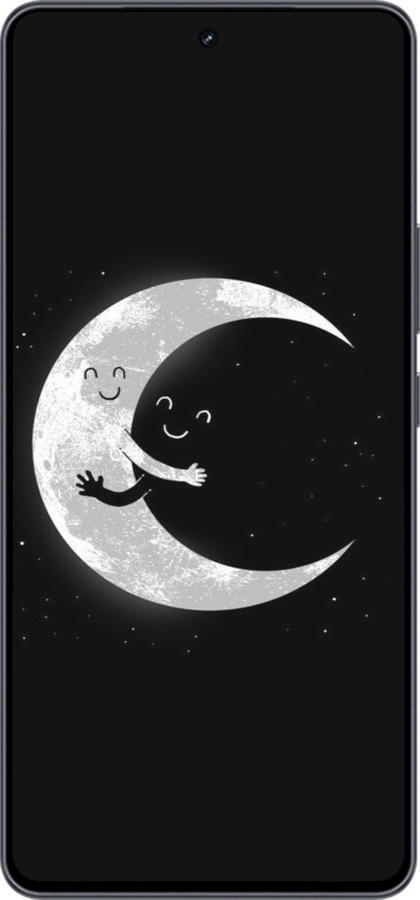 Силиконовый чехол Лунные объятия для Vivo iQOO Neo9 - 6508u-3631 изображение 