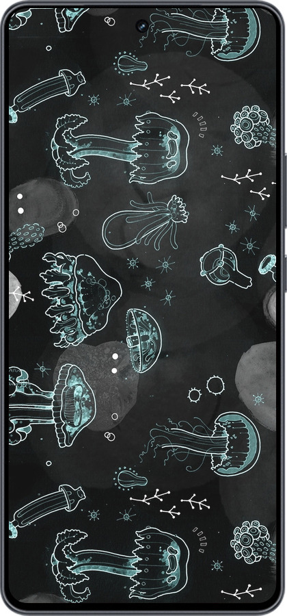 Силиконовый чехол Медузы для Vivo iQOO Neo9 - 906u-3631 изображение 