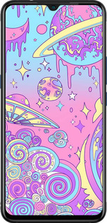 Силіконовий чехол Рожева галактика для Vivo IQOO - 4146u-1779 изображение 