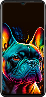 Силіконовий чехол Яскравий бульдог для Vivo IQOO - 5547u-1779 изображение 