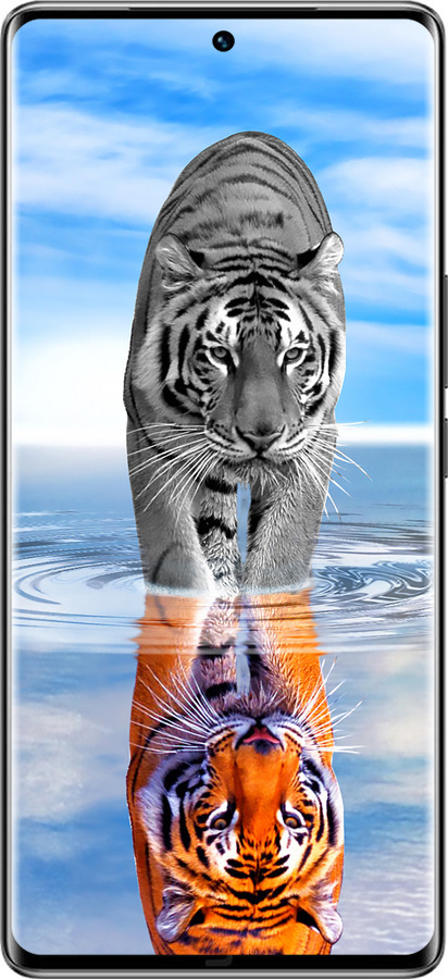 Силіконовий чехол Тигр для Vivo S16 Pro - 6016u-3123 изображение 