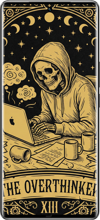 Силиконовый чехол The Overthinker для Vivo S16 Pro - 6774u-3123 изображение 