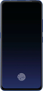 2D пластиковый чехол Градиент в тёмно - синем стиле для Vivo V15 pro - 6542t-1763 изображение 