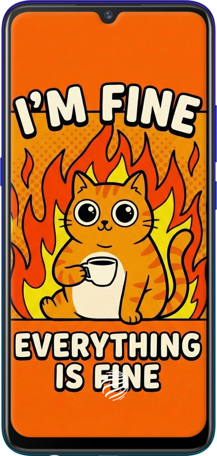 TPU чехол Funny Cat для Vivo V17 Neo - 6786b-1764 изображение 