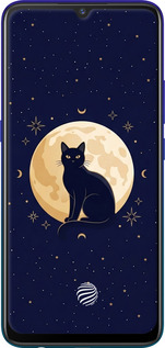 2D пластиковый чехол Cute Cat Celestial/Witchy для Vivo V17 Neo - 6787t-1764 изображение 