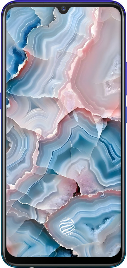 2D пластиковый чехол Мрамор для Vivo V17 Neo - 6306t-1764 изображение 