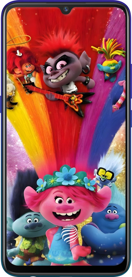 2D пластиковый чехол Троли для Vivo V17 Neo - 6343t-1764 изображение 