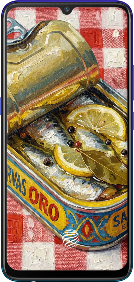 2D пластиковый чехол Vintage Sardine Tin Phone для Vivo V17 Neo - 6772t-1764 изображение 