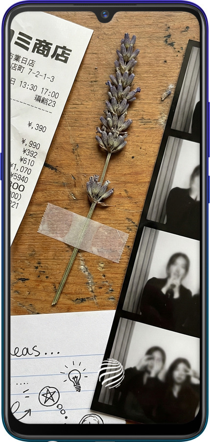 2D пластиковый чехол Aesthetic Scrapbook Collage для Vivo V17 Neo - 6773t-1764 изображение 