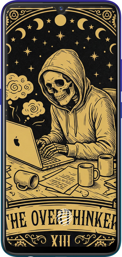 2D пластиковий чехол The Overthinker для Vivo V17 Neo - 6774t-1764 изображение 