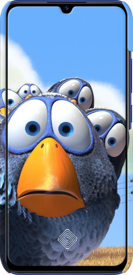 3D пластиковый матовый чехол Angry Birds для Vivo V17 - 6008m-1819 изображение 