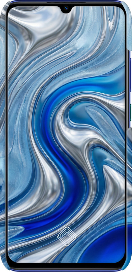 3D пластиковый матовый чехол Liquid Chrome для Vivo V17 - 6781m-1819 изображение 