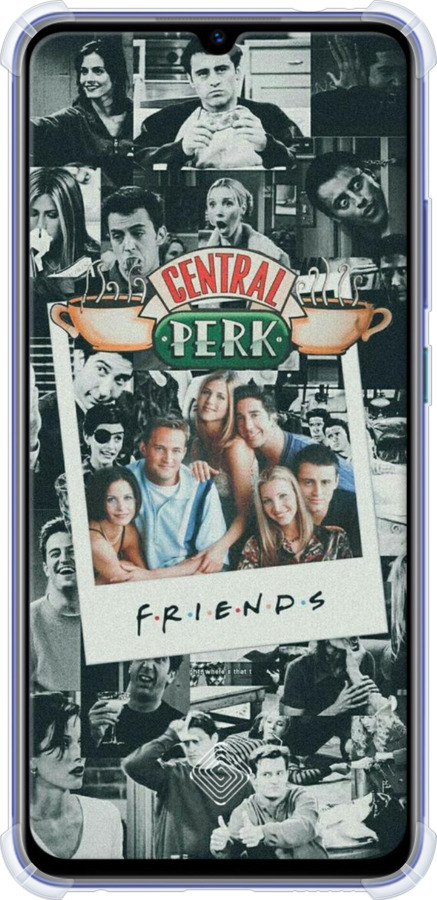 Силикон с усиленными углами чехол Друзья для Vivo V17 - 6276sp-1819 изображение 