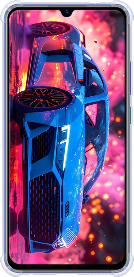 Силіконовий протиударний с посиленими кутами чехол Ауди для Vivo V17 - 6286sp-1819 изображение 