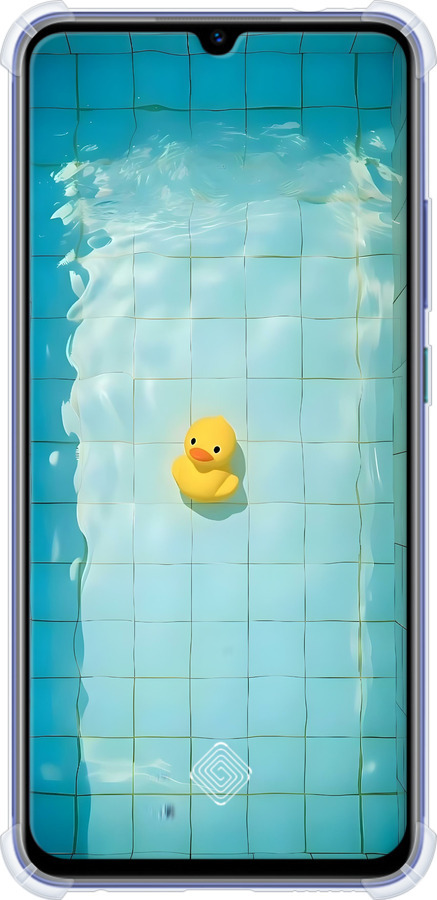 Силикон с усиленными углами чехол Утенок для Vivo V17 - 6323sp-1819 изображение 