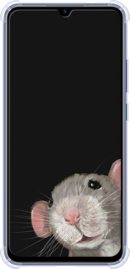 Силикон с усиленными углами чехол The Peeking Rat для Vivo V17 - 6442sp-1819 изображение 