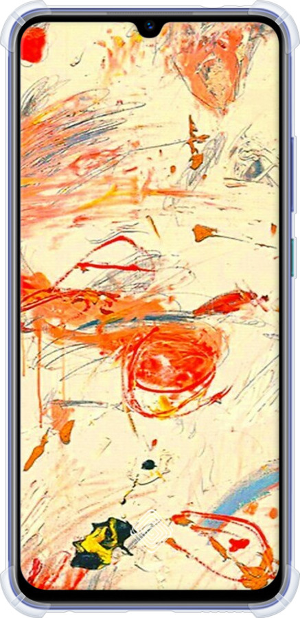 Силіконовий протиударний с посиленими кутами чехол Динамічна картина з хаотичними мазками для Vivo V17 - 6540sp-1819 изображение 