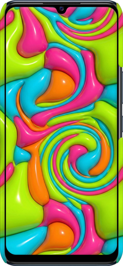 3D пластиковый матовый чехол Y2K Jelly Dream для Vivo V20 SE - 6780m-2128 изображение 