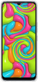 Силіконовий протиударний с посиленими кутами чехол Y2K Jelly Dream для Vivo V20 SE - 6780sp-2128 изображение 