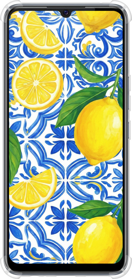 Силіконовий протиударний с посиленими кутами чехол Grocery Girl Italian Summer для Vivo V20 SE - 6766sp-2128 изображение 