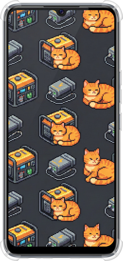 Силикон с усиленными углами чехол Autonomous Zone для Vivo V20 SE - 6771sp-2128 изображение 