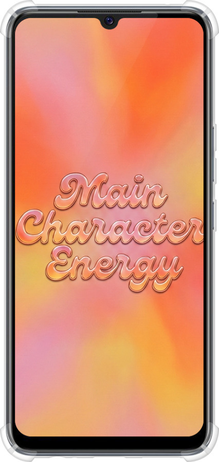 Силикон с усиленными углами чехол Aura Gradient Main Character Energy Aesthetic Y2K для Vivo V20 SE - 6783sp-2128 изображение 