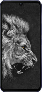 Силиконовый чехол Лев для Vivo V21 - 1080u-2368 изображение 