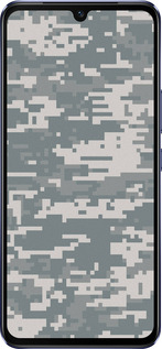 Силиконовый чехол Камуфляж для Vivo V21 - 1085u-2368 изображение 
