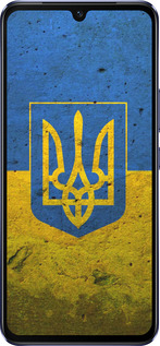 Силиконовый чехол Флаг и герб Украины 2 для Vivo V21 - 378u-2368 изображение 