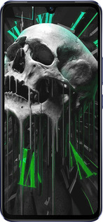 Силиконовый чехол Череп-часы для Vivo V21 - 4100u-2368 изображение 