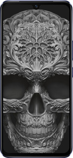 Силиконовый чехол skull-ornament для Vivo V21 - 4101u-2368 изображение 