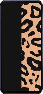 Силиконовый чехол Пятна леопарда для Vivo V21 - 4269u-2368 изображение 