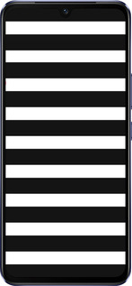 Силиконовый чехол Черно-белые полосы для Vivo V21 - 4461u-2368 изображение 