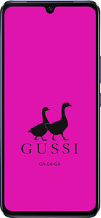 Силиконовый чехол Гуси для Vivo V21 - 4561u-2368 изображение 