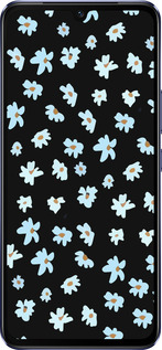 Силиконовый чехол Цветочный для Vivo V21 - 4900u-2368 изображение 