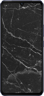 Силиконовый чехол Черный мрамор v2 для Vivo V21 - 5568u-2368 изображение 