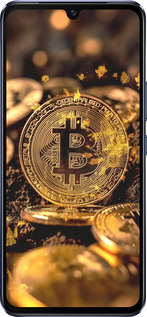 Силіконовий чехол Золота лихоманка біткойна для Vivo V21 - 6089u-2368 изображение 