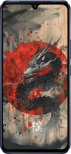 Силиконовый чехол Восточный дух для Vivo V21 - 6100u-2368 изображение 