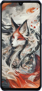 Силиконовый чехол Дух кицунэ' для Vivo V21 - 6107u-2368 изображение 