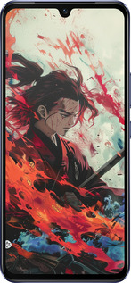 Силиконовый чехол Битва стихий для Vivo V21 - 6110u-2368 изображение 