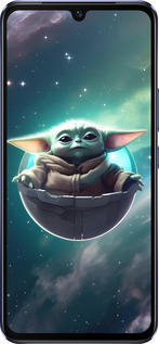 Силиконовый чехол Малышь йода для Vivo V21 - 6294u-2368 изображение 