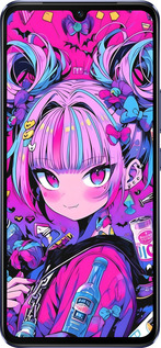 Силіконовий чехол Аніме мілаха для Vivo V21 - 6314u-2368 изображение 