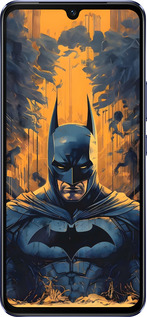 Силиконовый чехол Бэтмен для Vivo V21 - 6335u-2368 изображение 