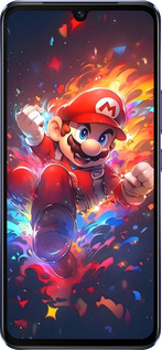 Силиконовый чехол Супер Марио для Vivo V21 - 6342u-2368 изображение 