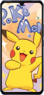 Силиконовый чехол Пикачу для Vivo V21 - 6383u-2368 изображение 