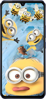 Силиконовый чехол Миньоны для Vivo V21 - 6386u-2368 изображение 